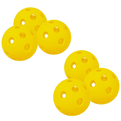 26 Holes Pickleball Balls High Performance Indoor Outdoor Training Practice PP Baseballs