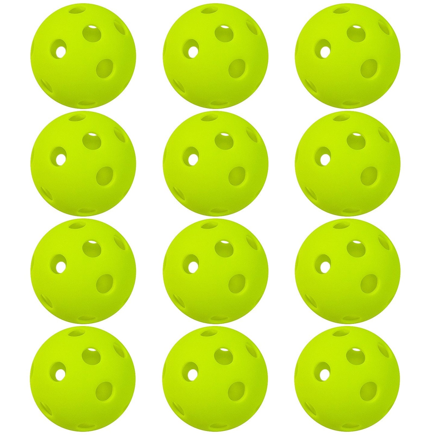 26 Holes Pickleball Balls High Performance Indoor Outdoor Training Practice PP Baseballs