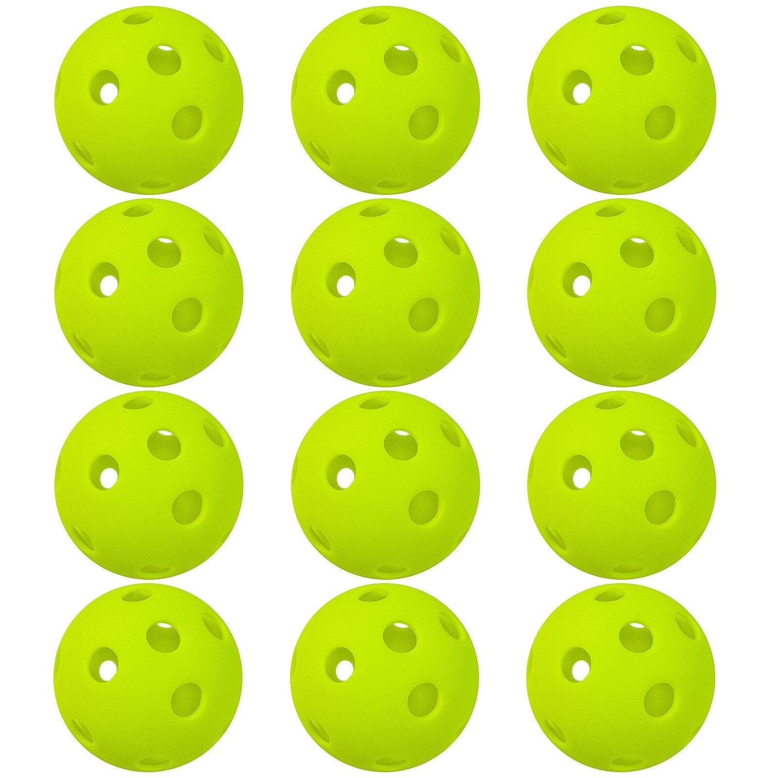 26 Holes Pickleball Balls High Performance Indoor Outdoor Training Practice PP Baseballs