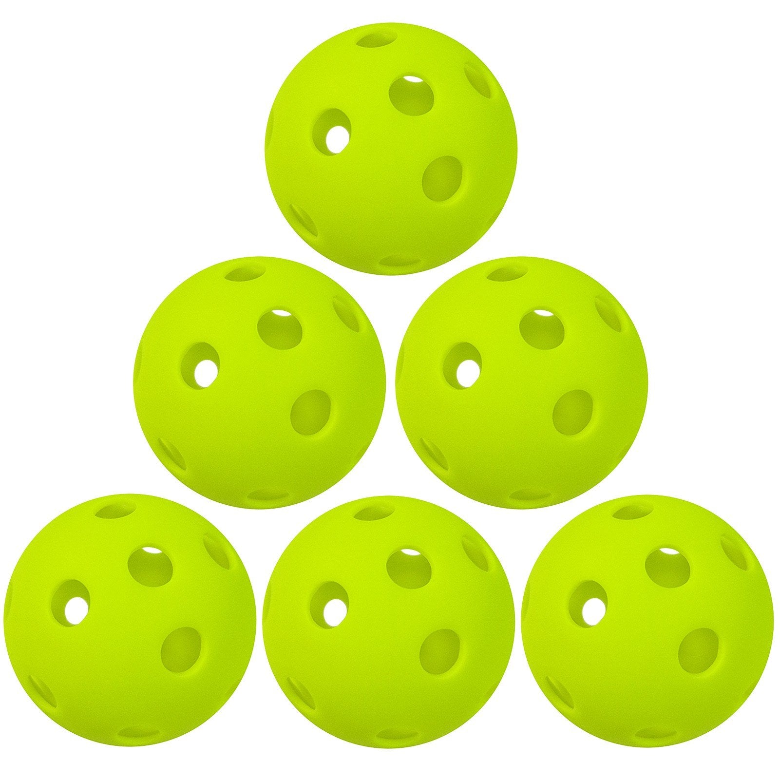 26 Holes Pickleball Balls High Performance Indoor Outdoor Training Practice PP Baseballs