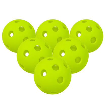 26 Holes Pickleball Balls High Performance Indoor Outdoor Training Practice PP Baseballs