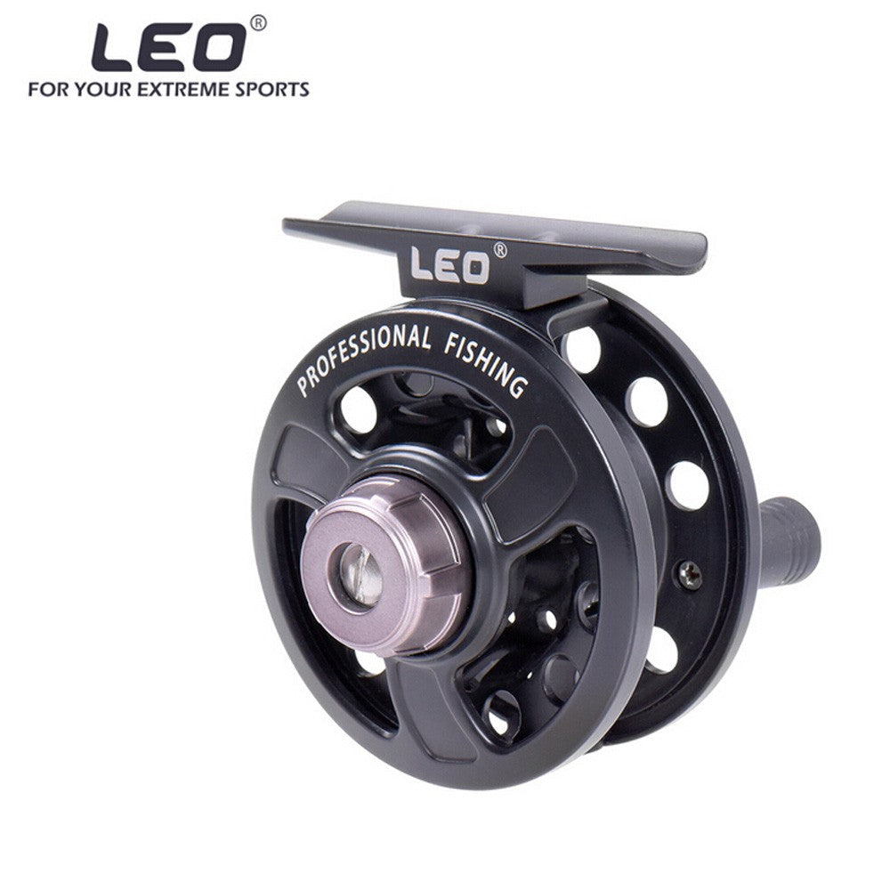 LEO Left / Right Interchangeable 3BB Ball Bearing Full Metal Fly Fish Reel Rafting Ice Fishing Wheel