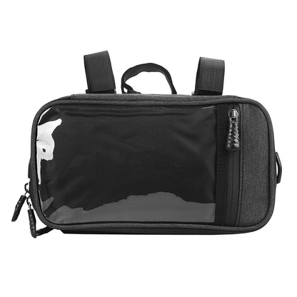 Multi-functional Cycling Insulated Bike Cooler Bag Anti-wear Water Resistant Bike Handlebar Bag Pannier with Bike Phone Mount