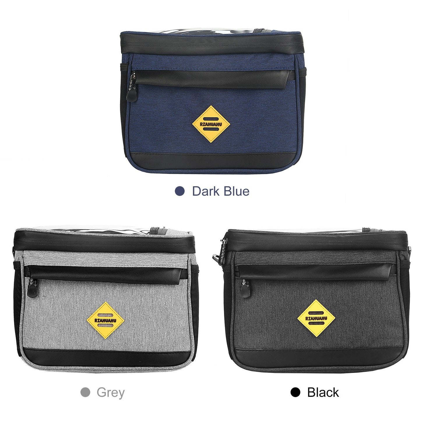 Multi-functional Cycling Insulated Bike Cooler Bag Anti-wear Water Resistant Bike Handlebar Bag Pannier with Bike Phone Mount