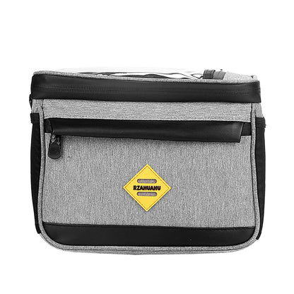 Multi-functional Cycling Insulated Bike Cooler Bag Anti-wear Water Resistant Bike Handlebar Bag Pannier with Bike Phone Mount