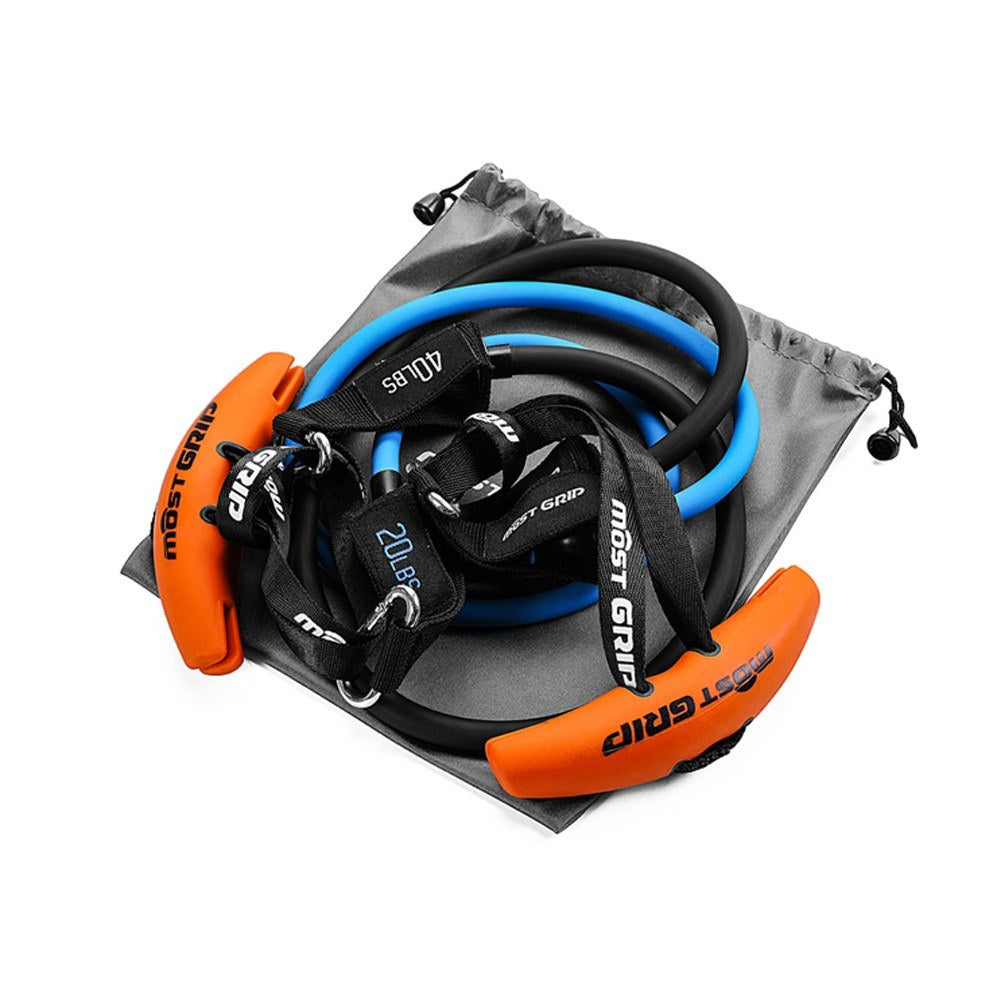 TPE Gym Resistance Band Pull-up Handles Exercise Training Grip Workout Bands for Yoga, Strength Training