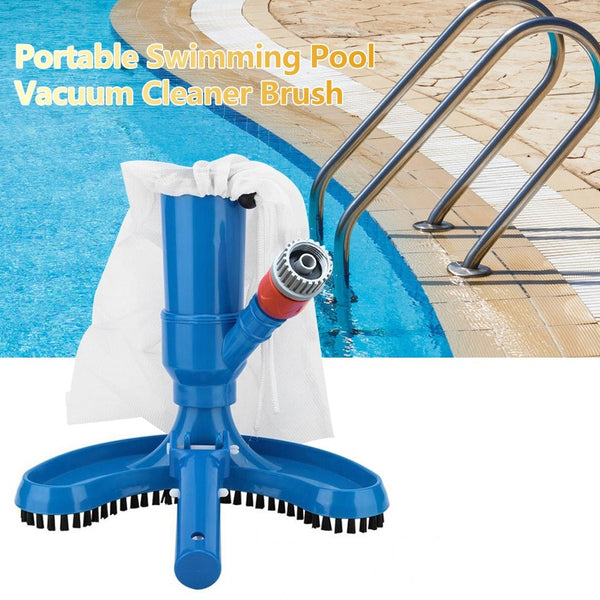 Swimming Pool Brush Scrub Brush Spot Stain Remover Fountain Jet Vacuum Cleaner for Walls, Floors, Steps