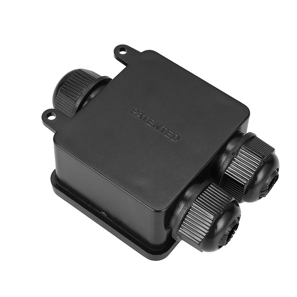 IP68 Waterproof Outdoor Electrical Junction Box Underground Cable Wires Power Cord Connector