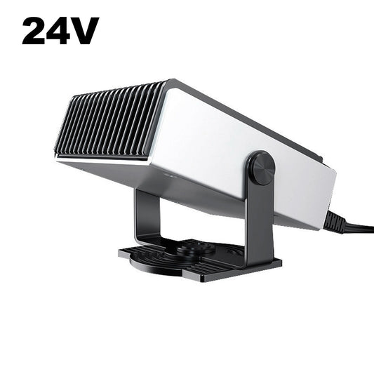 12V Car Heater 150W 2-in-1 Auto Heater Fan Fast Heating Cooling Air Purify 180-degree Rotary Defroster Defogger