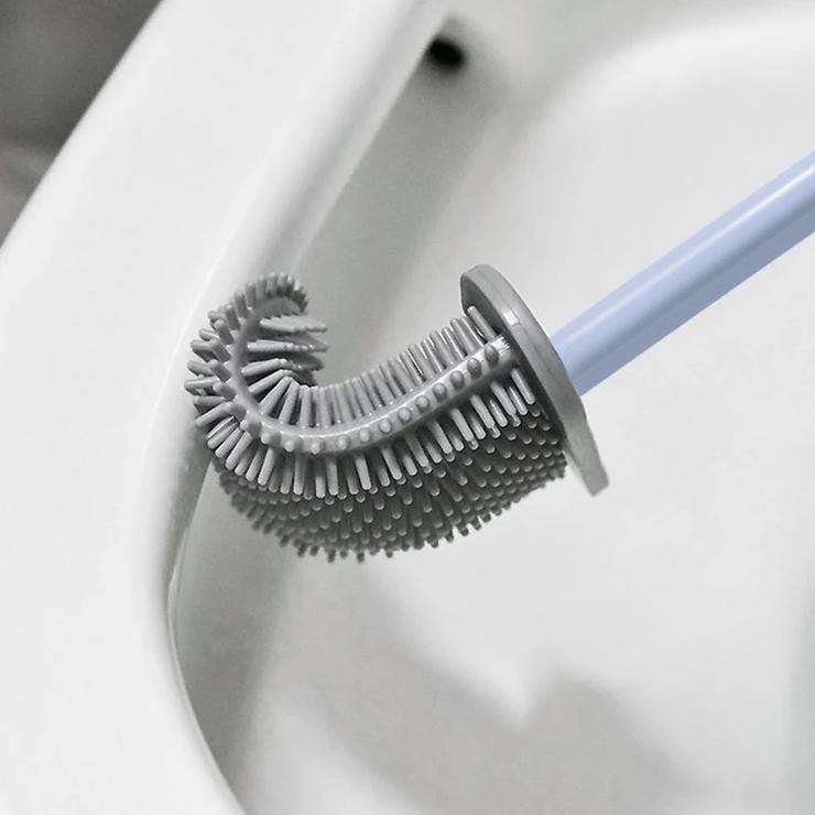 Silicone Brush With Holder For Cleaning
