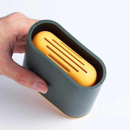 Silicone Brush With Holder For Cleaning