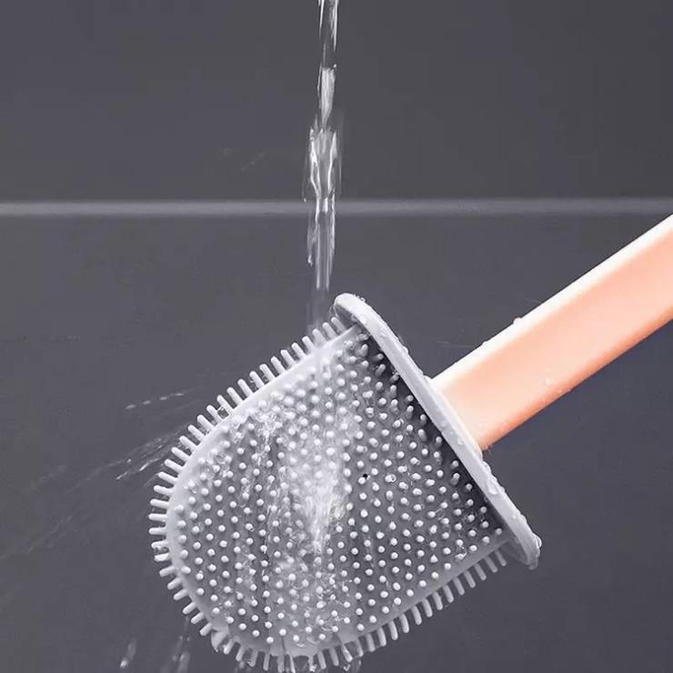 Silicone Brush With Holder For Cleaning