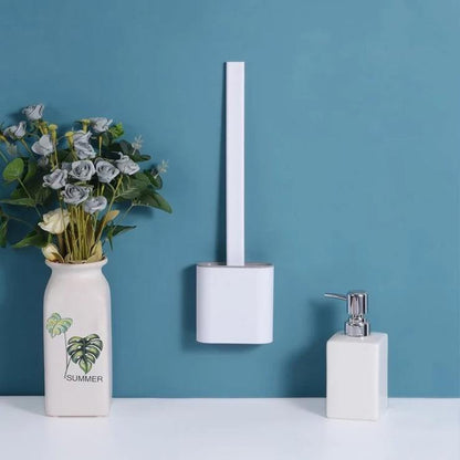Silicone Brush With Holder For Cleaning