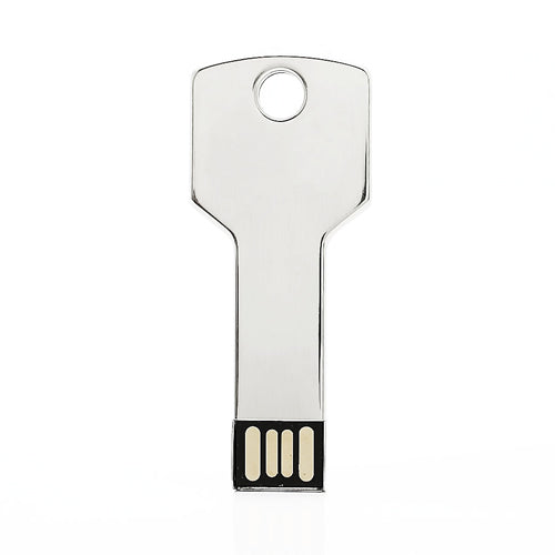 Premium Metal Key Design USB Flash Memory Drive, 4/8/16/32/64GB Available;32GB;Silver Color